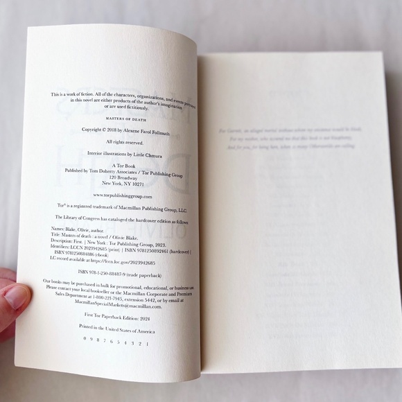 Masters of Death by Olivie Blake Paperback 2024 - Picture 5 of 5